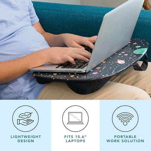 LAPGEAR MyStyle Lap Desk – Space Odyssey, Fits 15.6” Laptops