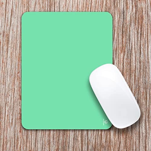 Audimi Small Mouse Pad 6 x 8 Inch, Mini Mouse Pad Thick for Laptop Wireless Mouse Home Office Travel, Portable & Washable (Green)