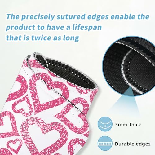 Small Mouse pad, with Edge-Sewn Design, extends Service Life by Twice, occupying the Optimal Size for the Mouse and Wrist Position. (Love)