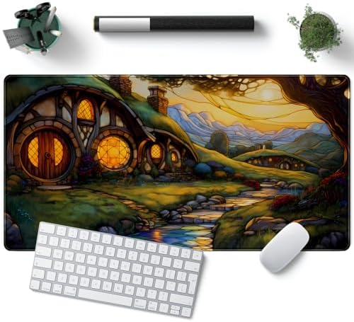 Cute Playmat MTG Game Mat House Anime Mouse Pad Large Desk Mat Gaming Mat