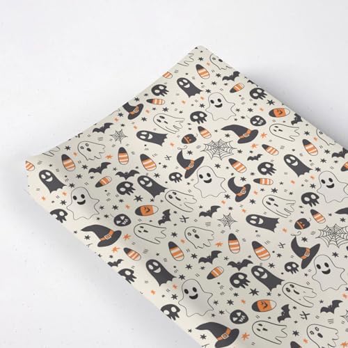 Funny Halloween Skull Bats Witch Hats Stars Pattern Baby Changing Pad Cover, Unisex Fall Winter Holiday Nursery Diaper Changing Table Pad Mat Sheet for Boys Girls-16x32