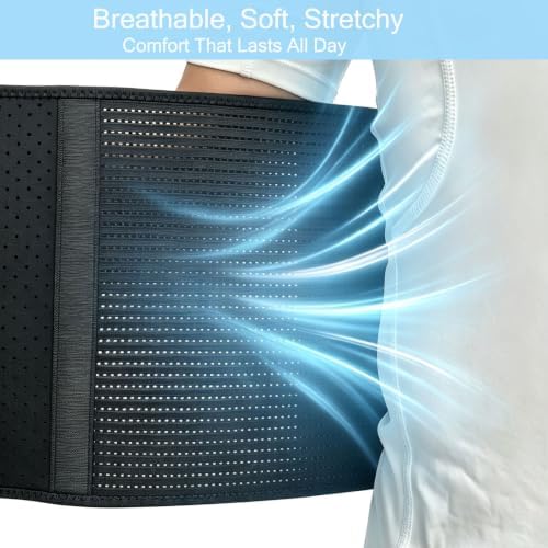 Back Brace Support for Lower Back pain Women and Men 04 Black-XXL