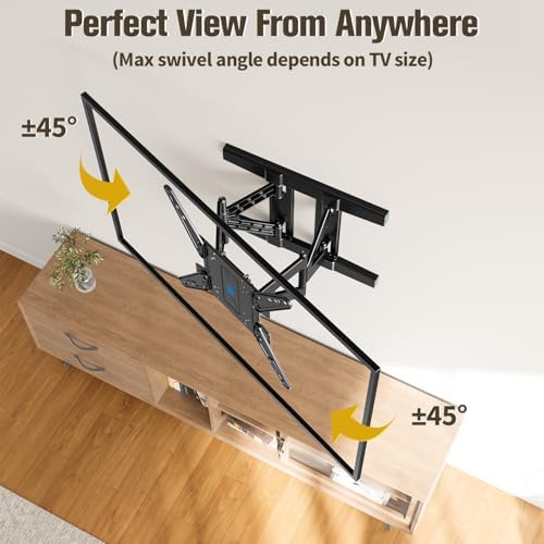Mounting Dream Ultra Slim TV Wall Mount for 26-75” TVS Full Motion TV Mount