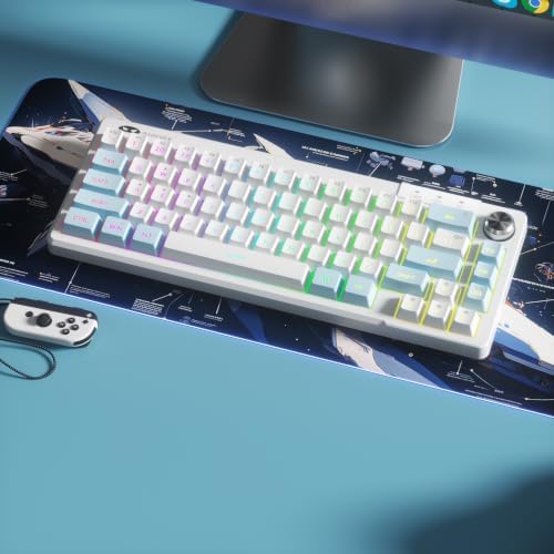 MageGee Mini 60% Gaming Keyboard, RGB Backlit Ultra-Compact Keyboard, TS68 Ergonomic Waterproof Mechanical Feeling Office Computer Keyboards for PC, MAC, PS4, Xbox ONE Gamer