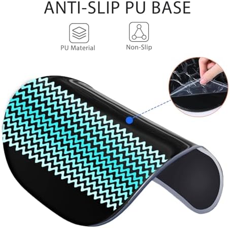 Ergonomic Mouse Pad with Wrist Rest, Comfortable Gel Concave Mouse Pad