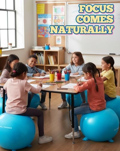 Trideer Flexible Seating for Classroom, Yoga Ball Chairs for Kids