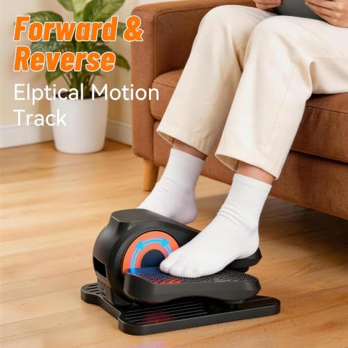 Electric Under Desk Elliptical Leg Exerciser for Seniors Home Use