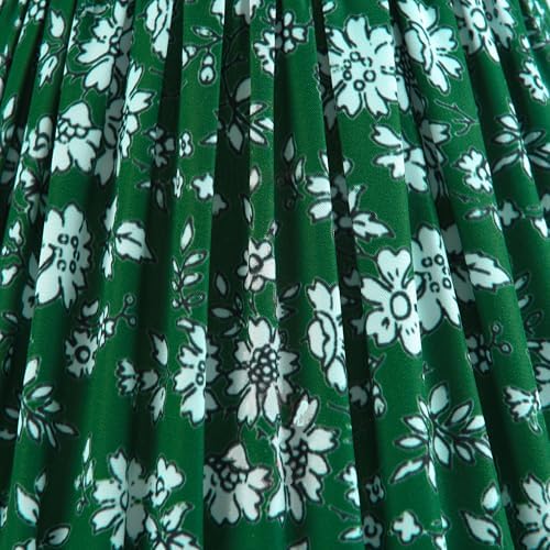 GO&SO Pleated Lamp Shades Set of 2 Small Mini,5"×9"×6.4" Boho Decor Shade