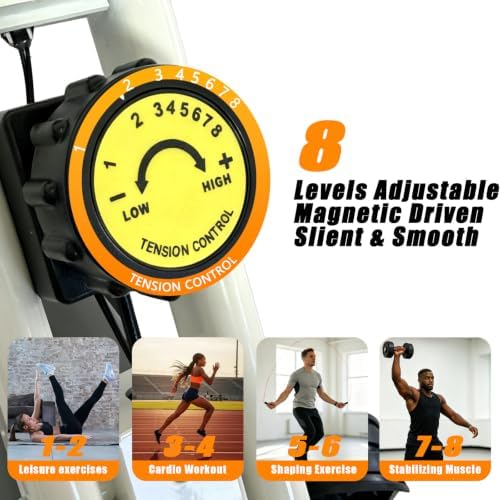 Foldable Magnetic Recumbent Stationary Exercise Bike