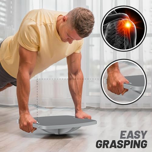 Advanced Wood Balance Board, Table Balance Board, Office Swing Board, for Physical Therapy, Fast Fitness Training and Outdoor Sports Balance Training Device