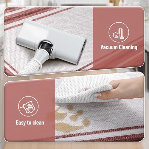 KIMODE Anti Fatigue Kitchen Mats for Floor 2 Piece, Farmhouse Kitchen Rugs