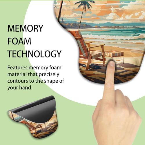 iRudyard Rubber Coasters Absorbent Mouse Pad, 2Pcs