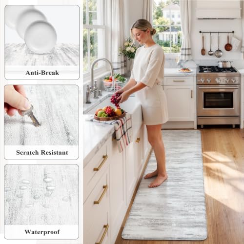 KIMODE Kitchen Mats Cushioned Anti Fatigue,Padded Kitchen Floor Mat 24"x71"