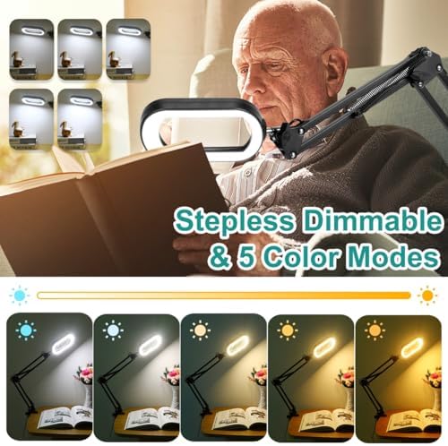 IVMAIE 12X Magnifying Glass with Light, Rectangle Real Glass Lens