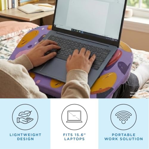 LAPGEAR MyStyle Lap Desk – Hearts, Fits 15.6" Laptops