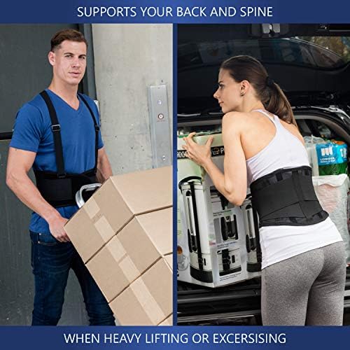 NYOrtho Back Brace for Women & Men - Instantly Relieves Back Pain - Back Support Brace - Back Support Belt for Surgeries - Maximum Posture & Spine Support - Adjustable & Breathable - 8XL 66-70 in