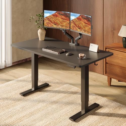 SANODESK 1'' Thick One-Piece 55 x 28'' Height Adjustable Standing Desk