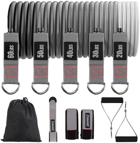Resistance Bands with Handles, Exercise Bands with Handles, Door Anchor