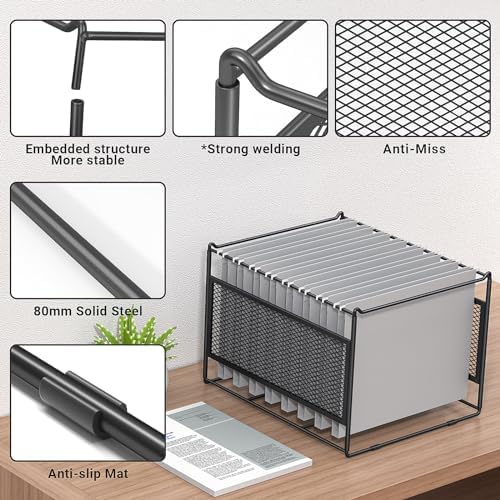 Hanging File Folder Frame for Legal and Letter Size,Hanging File Organizer Holder Rack Hanging Folder Rails for Filing Cabinet Desk Drawer,15.2" L x 12.4" W x 10.5" H,1 Pack