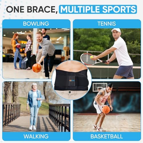Golf Huggy Back Brace – Lower Back Support, Breathable, Fits Under Clothes