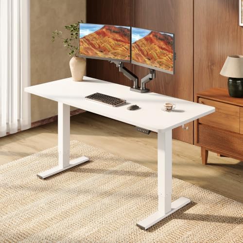 SANODESK 1'' Thick One-Piece 60 x 24'' Height Adjustable Standing Desk