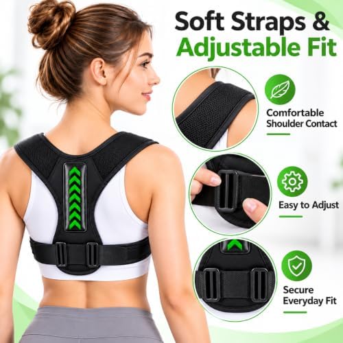 Posture Corrector for Women, Invisible Back Brace Under Clothes