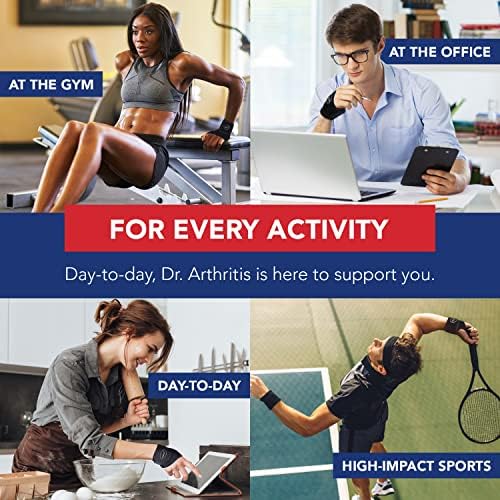 Doctor Developed Wrist Brace(Set of 3), Wrist Wraps for Carpal Tunnel Arthritis, Tendonitis, Hand Support, Ideal for Fitness, Weightlifting - Handbook Included