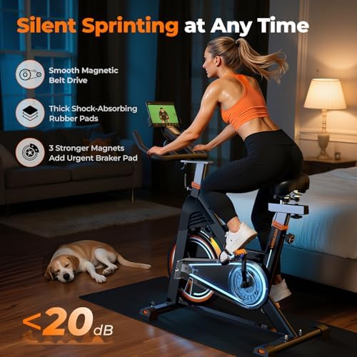 YOSUDA PRO Magnetic Exercise Bike 350 lbs Weight Capacity