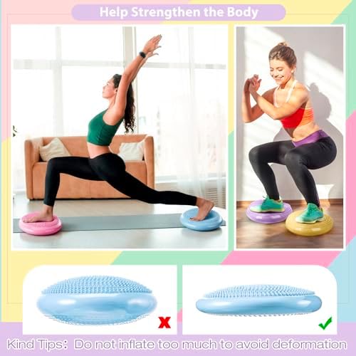 Amylove Wiggle Seat Inflated Wobble Cushion for Sensory Kid