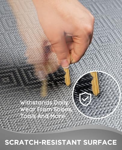 Ophanie Kitchen Mats for Floor,3/4 inch Thick,24x70 Anti Fatigue Cushioned Mat,Kitchen Rugs,Waterproof,Comfort Ergonomic Standing Mat for Office,Home,Sink with 99+ Pairs of Anti-Slip Bottom Ridges