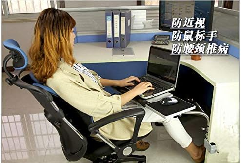 Ergonomic Keyboard Laptop Tablet Mouse Stand Holder Mount for Workstation Video Gaming,Silver