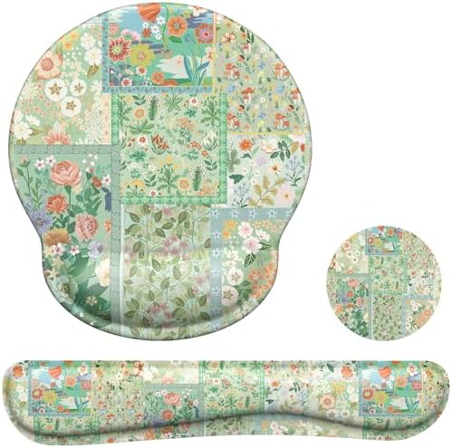 iLeadon Mouse Pad with Wrist Support, Ergonomic Mouse Pad Set
