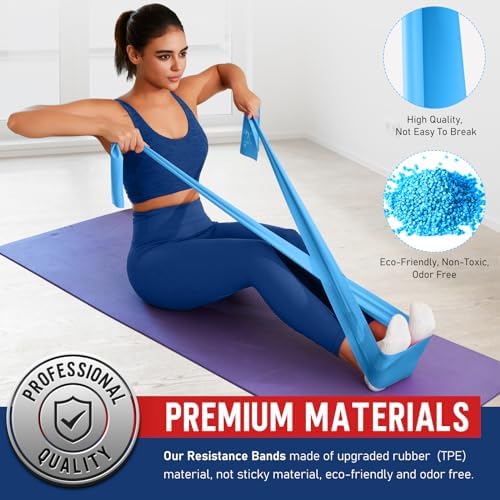 Resistance Bands for Working Out, Stretch Bands for Exercise, Yoga, Pilates