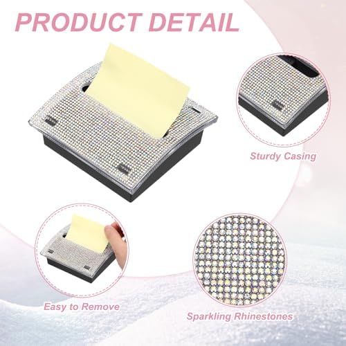 PATIKIL Stick Note Pad Holders 4x4 Sticky Note Dispenser Holder AB Color