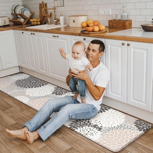 KIMODE Kitchen Mats Cushioned Anti Fatigue Comfort Kitchen Runner Rugs