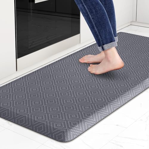 Anti-Fatigue Kitchen Mats for Floor Standing and Comfort Desk Mats 17"x39"