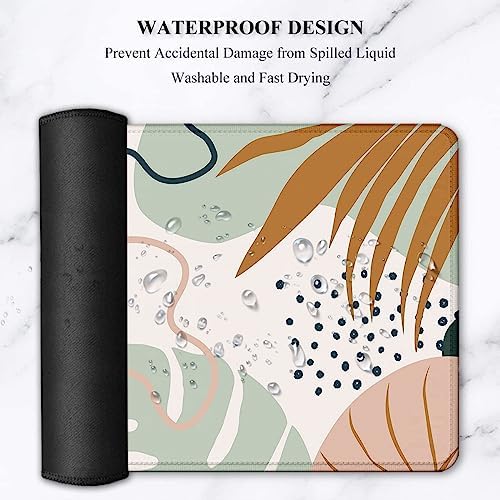 Large Mouse Pad with Wrist Rest, 4-in-1 Wrist Rest for Keyboard and Mouse