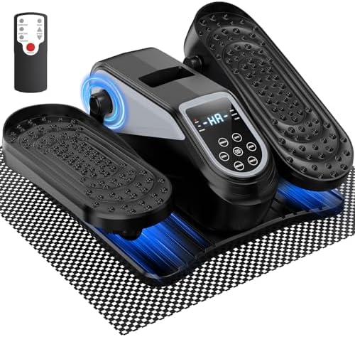 Under Desk Elliptical Mini Electric Leg Exerciser While Sitting for Seniors