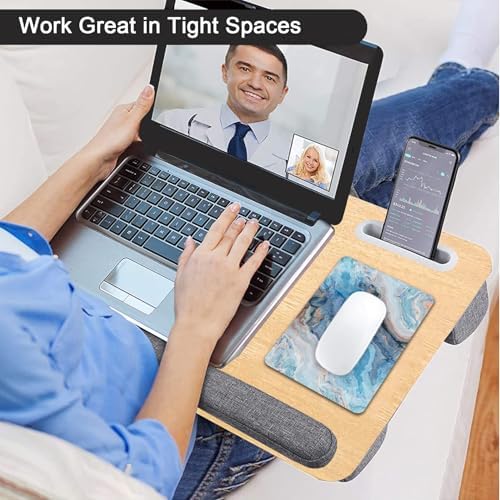 Small Mouse Pad, Mini Mouse Pad 6 X 8 Inch with Non-Slip Rubber Base for Keyboard Tray Laptops Wireless Mouse Home Office Travel, Washable & Portable (Abstract Colorful Marble 01)