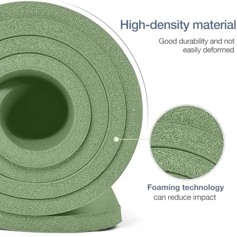 Gruper Yoga Mat Non Slip, 10/15mm Thick NBR Extra Thick Yoga Mat