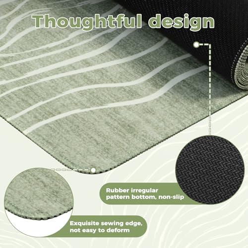 iCasso Desk Cover Mat Green, Extra Large Mouse Pad for Laptop