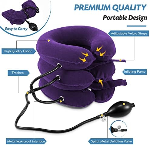 Jaximy Neck Stretcher, Neck Traction Device for Neck Pain Relief