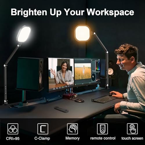 LitONES Video Conference Lighting for Computer, Webcam,Video Recording