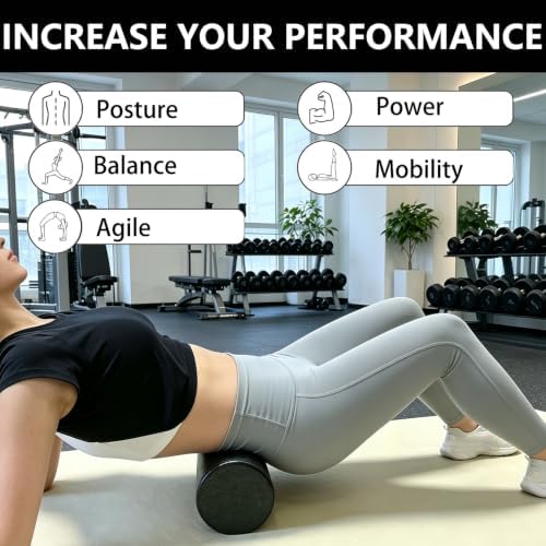 Hard Travel Size Back Roller, High Density Foam Roller for Exercise