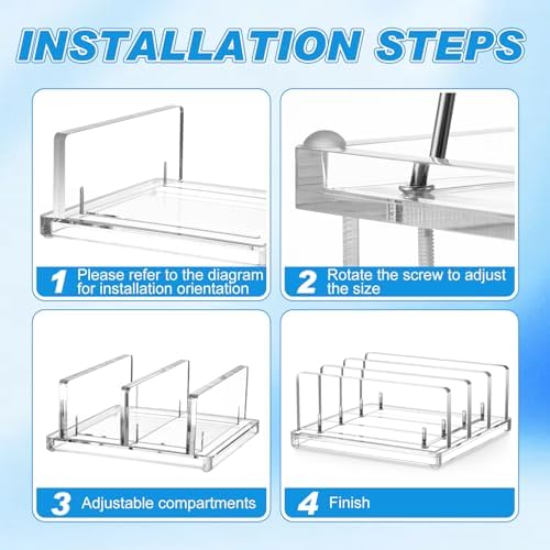Chunful 3 Slot Adjustable Vertical Laptop Stand for Desk