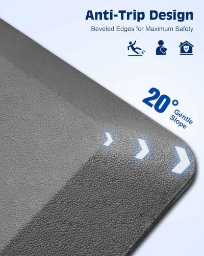 FEATOL 1 Inch Extra Thick Anti-Fatigue Mat for Standing Desk & Kitchen