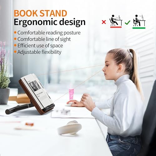 2-in-1 Floor Music Stand & Desktop Book Stand, 16.5"–51" Height Adjustable