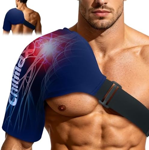 Shoulder Ice Pack Wrap for Rotator Cuff Cold Therapy Brace