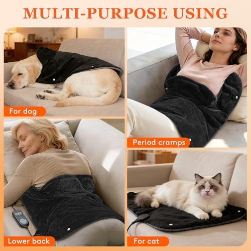 UTK Far Infrared Heating pad for Neck and Shoulders, 30s Fast Heating