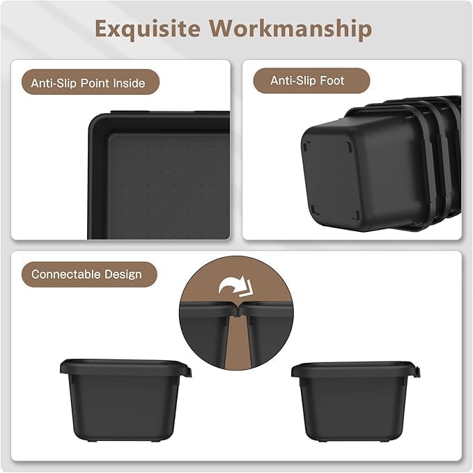 A-LuGei 【𝟲 𝗦𝗜𝗭𝗘】 Tool Box Organizer Tray Set Drawer Organizer Divider